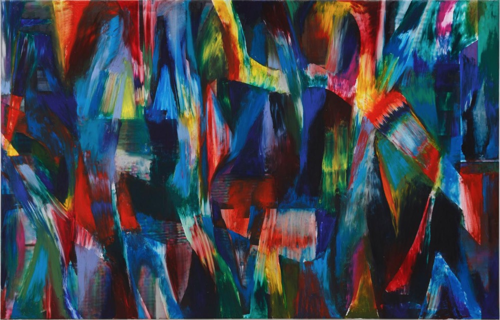 Jan Pleitner, Untitled, 2018, oil on canvas, 250 x 170 cm / 98.4 x 66.9 in | Jan Pleitner: Helios | Tuesday 20 March  – Saturday 28 April 2018 | Kerlin Gallery