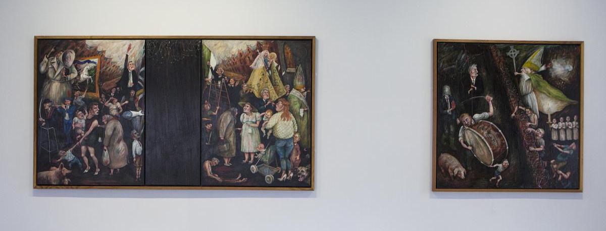 Rita Duffy • Photo Deirdre Power | ‘I was a dam builder’: Testimonial (Art) Interventions in Post-Conflict Societies | Friday 15 June 2018 | Bourn Vincent Gallery