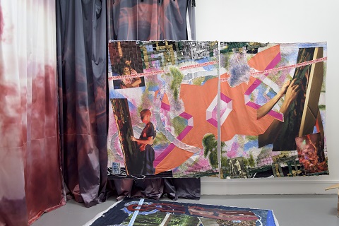 Documentation from Freud Resident Richard John Jones’ studio, IMMA’s Residency Programme. Photo by Louis Haugh | Lucian’s Neighbours | Sunday 24 June  – Sunday 19 August 2018 | IMMA