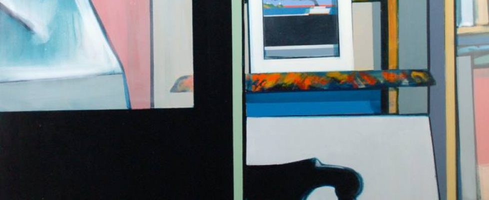 George Potter, Studio (Park Lane), 2015, oil on canvas, 100 x 80 cm