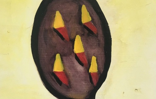 Alison Pilkington, How We Roam (detail), 2018, Oil on canvas, 30 x 40 cm, Image courtesy of the artist | Alison Pilkington: How We Roam | Friday 7 September  – Sunday 30 September 2018 | Royal Hibernian Academy