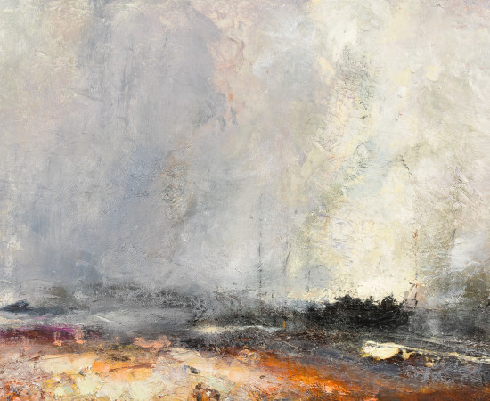 Carol Hodder, Overcast II | Carol Hodder: Inflow | Friday 31 August  – Saturday 22 September 2018 | Solomon Fine Art