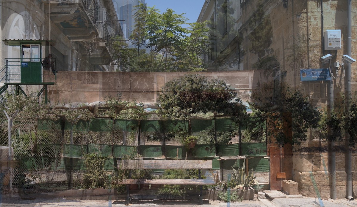 Elaine Byrne, The Guard, 110 x 64cm, photograph on photo rag paper | Elaine Byrne: borderline | Thursday 6 September  – Saturday 29 September 2018 | Kevin Kavanagh