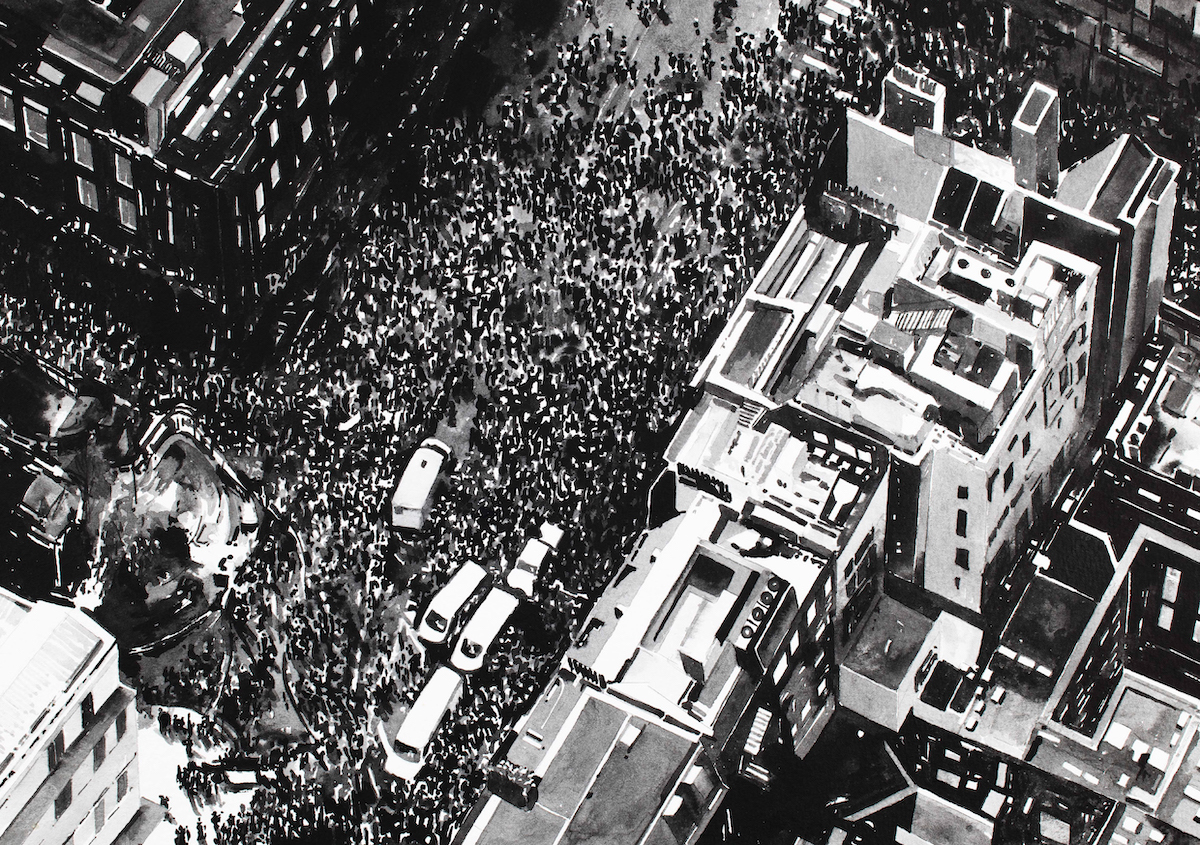 Joy Gerrard | Crossing Lines | Saturday 24 November 2018  – Saturday 26 January 2019 | F.E. McWilliam Gallery