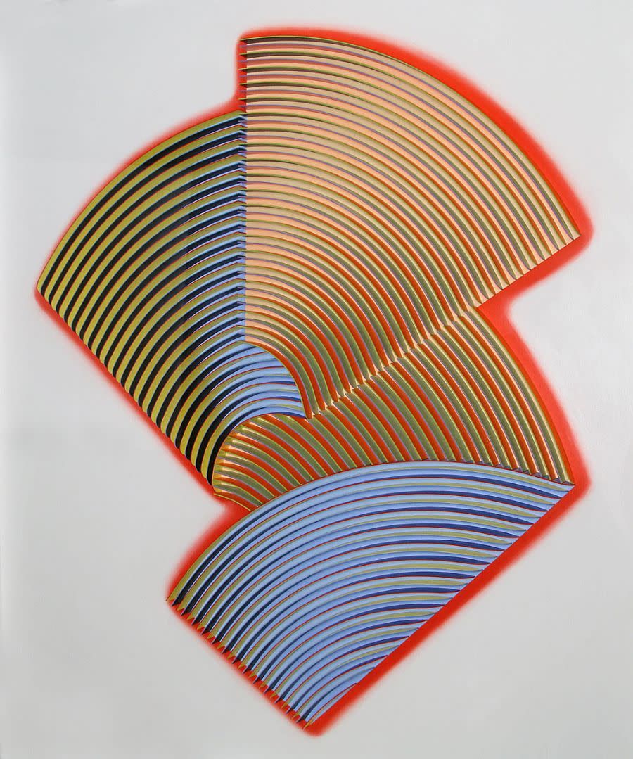 Peter Monaghan: Fold XXI, 102 x 109cm, mixed media | Christmas Group Show | Saturday 1 December 2018  – Tuesday 8 January 2019 | Gormleys Fine Art, Dublin