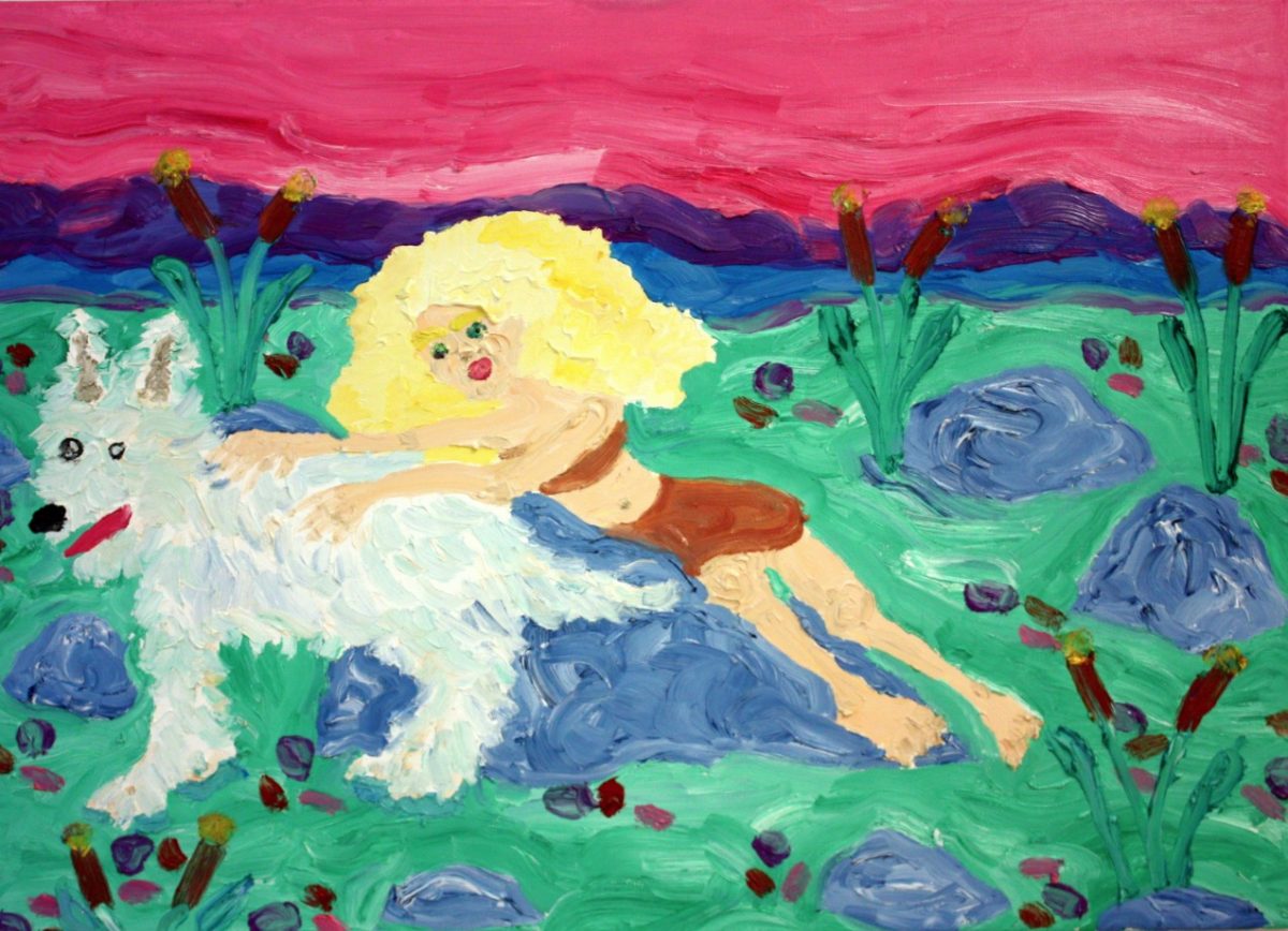 Amanda Doran, Lonely Island Woman, 2018, 50 x 70cm, Image courtesy of the artist. | Amanda Doran: Flora & Fauna | Friday 18 January  – Sunday 10 February 2019 | Royal Hibernian Academy