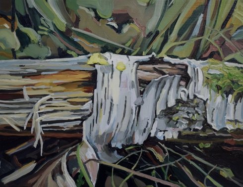 Cecilia Danell, Birch, 2018, oil on canvas, 27 x 35cm; courtesy the artist | Cecilia Danell: In a Landscape | Friday 15 March  – Monday 22 April 2019 | Royal Hibernian Academy