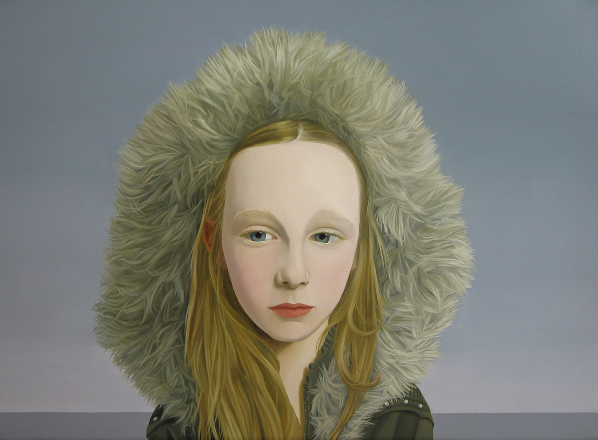 Cristina Bunello: Portrait of a Young Girl, oil on linen, 30.5 x 40.5cm | A Vague Anxiety | Friday 12 April  – Sunday 25 August 2019 | IMMA