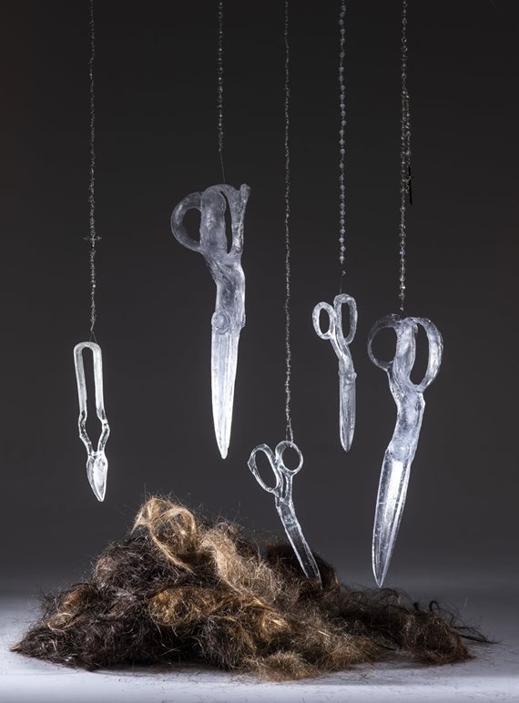 Alison Lowry: Instead of fragrance there will be stench; instead of a sash, a rope; instead of well-dressed hair, baldness; instead of fine clothing, sackcloth; instead of beauty, branding. Isaiah 3:24, 2019 | Alison Lowry: (A)Dressing Our Hidden Truths | Monday 29 June  – continuing from 29 June 2020 | National Museum – Decorative Arts