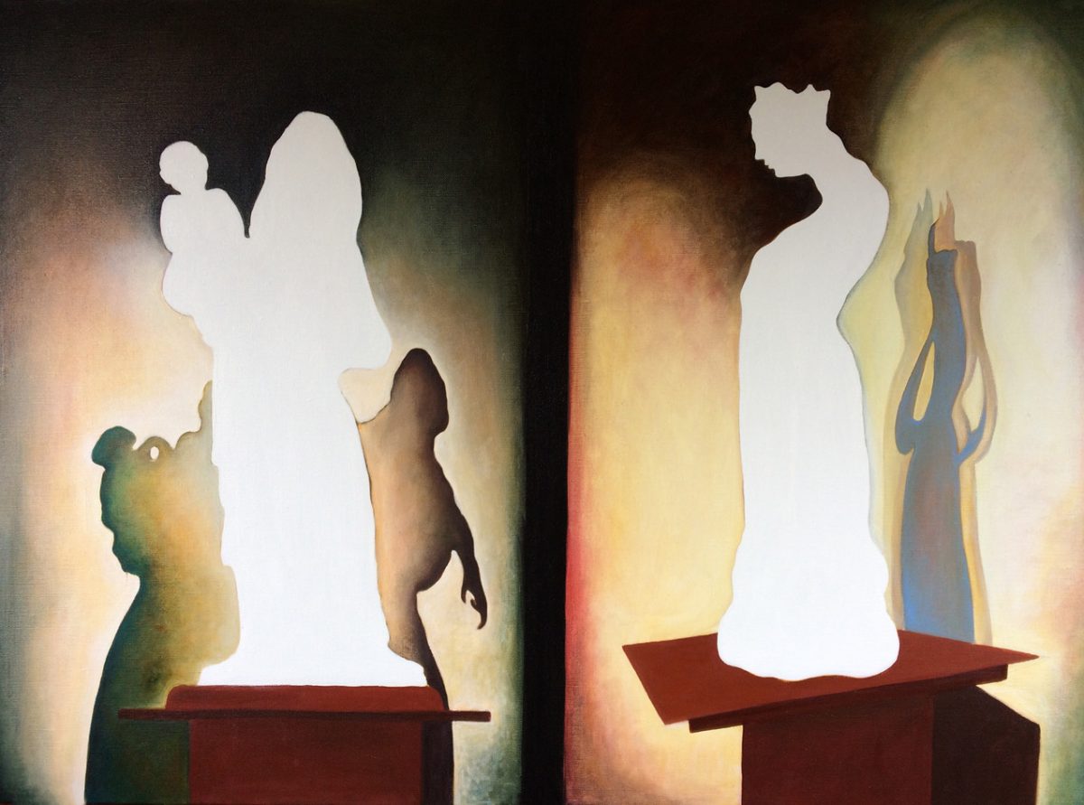 Jay Murphy, Leaving Shadows, oil on canvas, 122 x 170 cm | Jay Murphy: Leaving Shadows | Friday 28 June  – Saturday 20 July 2019 | Taylor Galleries