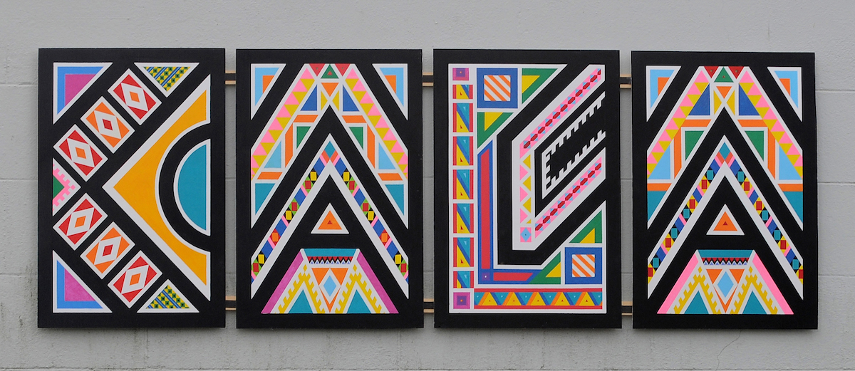 CALA, Mark Smith, 2015, Acrylic on Board | A Canvas of Type | Friday 5 July  – Friday 23 August 2019 | Toradh2 Gallery