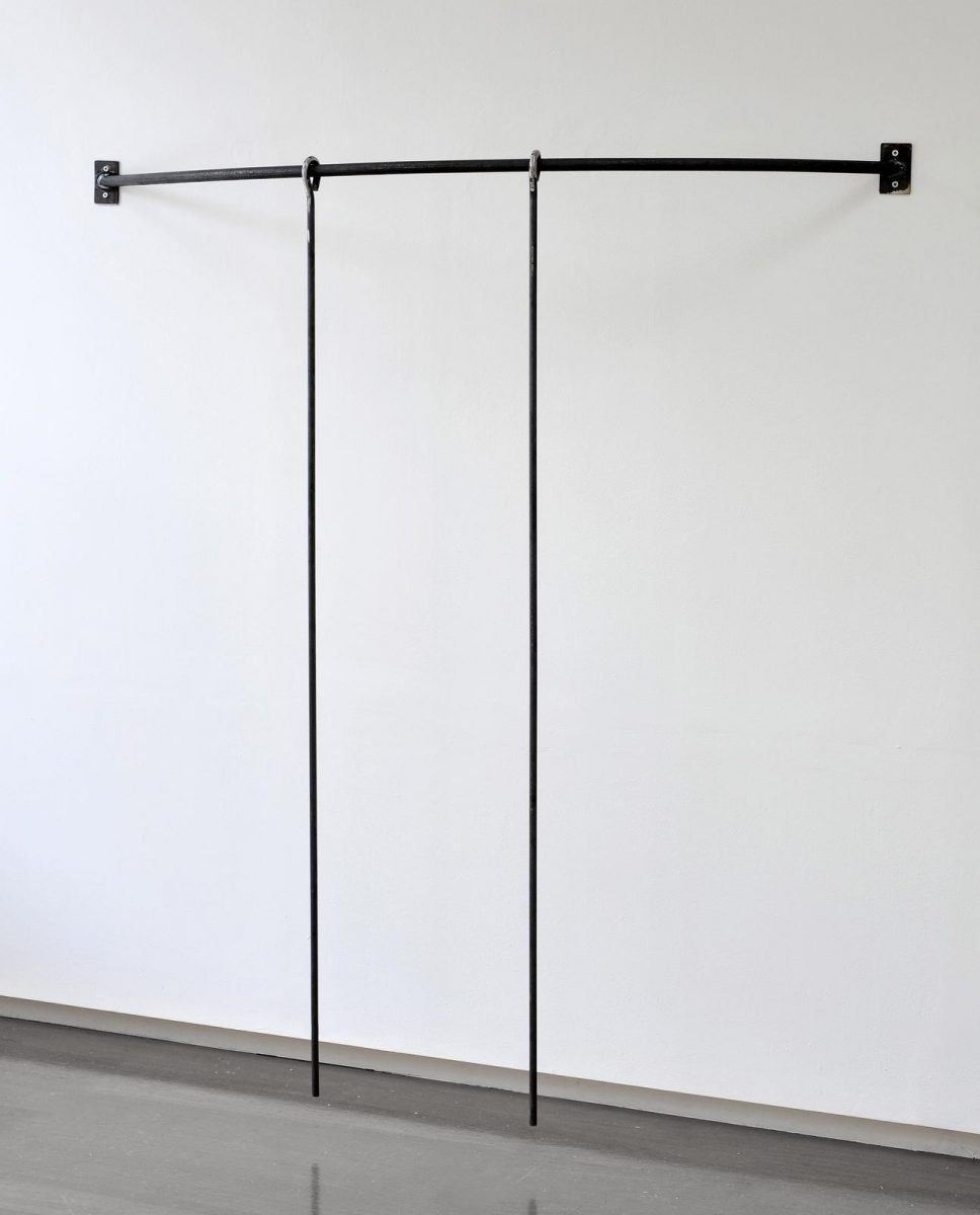 Aleana Egan, Outside material, 2011, metal, softwrapped, 157 x 148 x 31 cm / 61.8 x 58.3 x 12.2 in | Shadowplay | Friday 12 July  – Wednesday 28 August 2019 | Kerlin Gallery