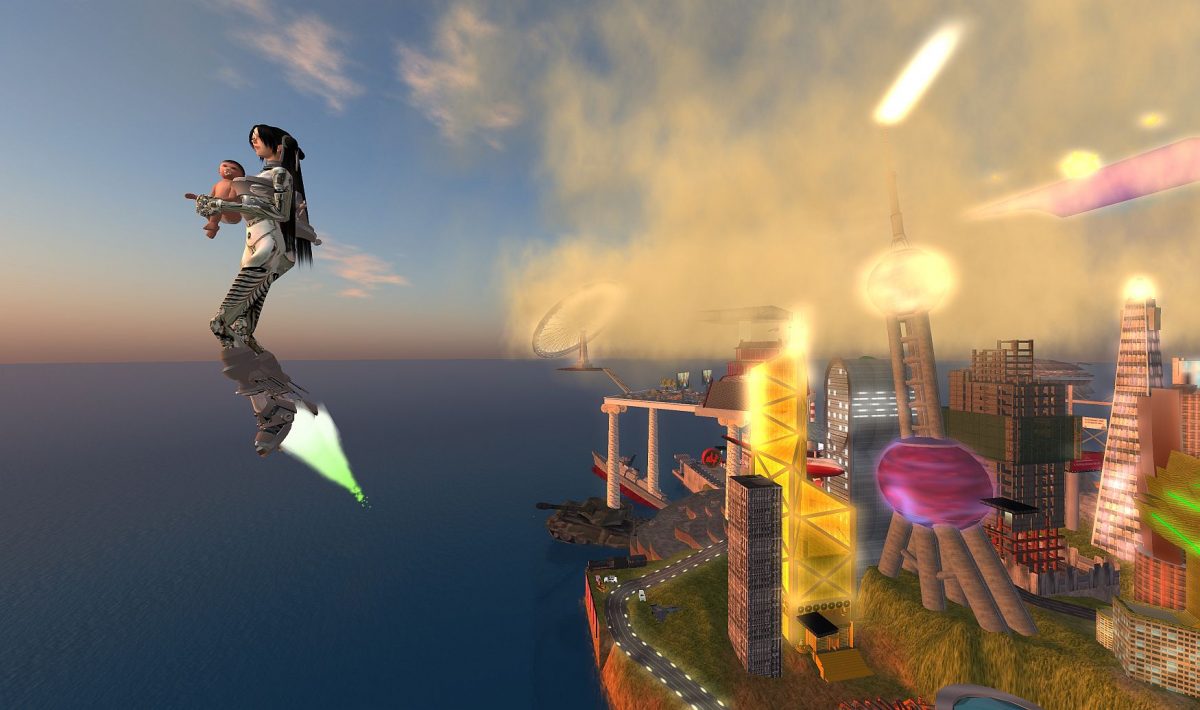 Cao Fei / Live in KMB City, 2009 / Machinima mp4 / Duration 24 mins 50 secs /  Courtesy the artist and Vitamin Creative Space | Desire: A Revision | Saturday 21 September 2019  – Sunday 22 March 2020 | IMMA