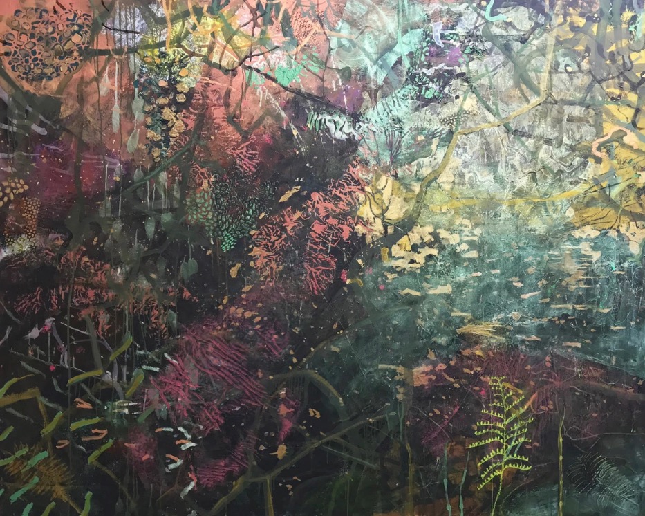 Frances Ryan: Sanctuary, 2019, oil on canvas, 120 x 150cm | Frances Ryan: Transience | Friday 4 October  – Saturday 26 October 2019 | Solomon Fine Art