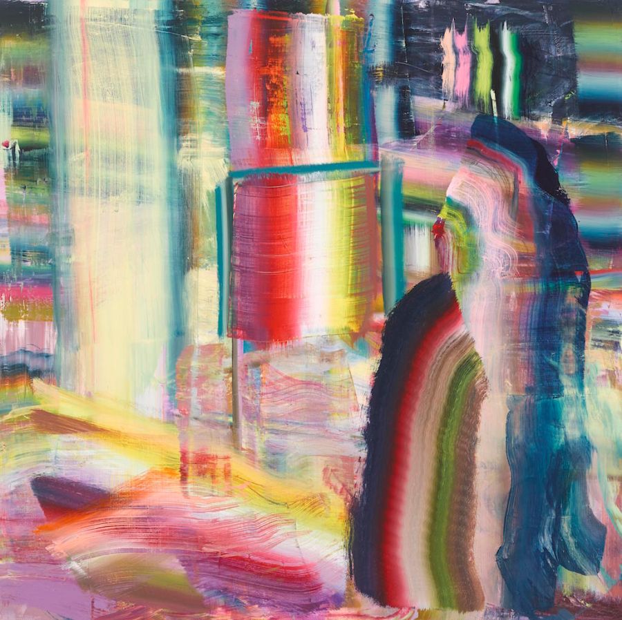 Unknown Denominator, oil on canvas, 100 x 100cm, 2019 | Diana Copperwhite: Proto Fiction and The Sleep of Reason | Thursday 10 October  – Saturday 9 November 2019 | Kevin Kavanagh