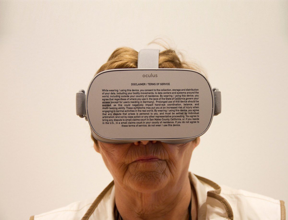 Kennedy Browne, Real World Harm (Act 1), 2018. Still from 360 video for Oculus, 5 minutes | Kennedy Browne: The Redaction Trilogy | Thursday 24 October 2019  – Sunday 26 January 2020 | Hugh Lane Gallery