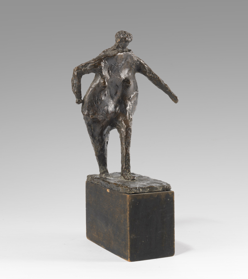 Anthony Caro: Woman walking along, 1955, ed. 2, 23 x 7.2 x 15.6 cm | Annual Winter Group Exhibition | Friday 29 November  – Saturday 21 December 2019 | Hillsboro Fine Art