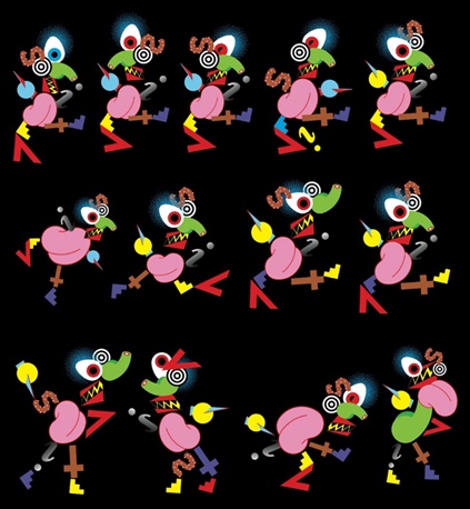 Niall Sweeney, animated creature for ThisIsPopBaby’s Queer Notions festival, 2010 | CHROMA |   until 29 March 2020 | IMMA