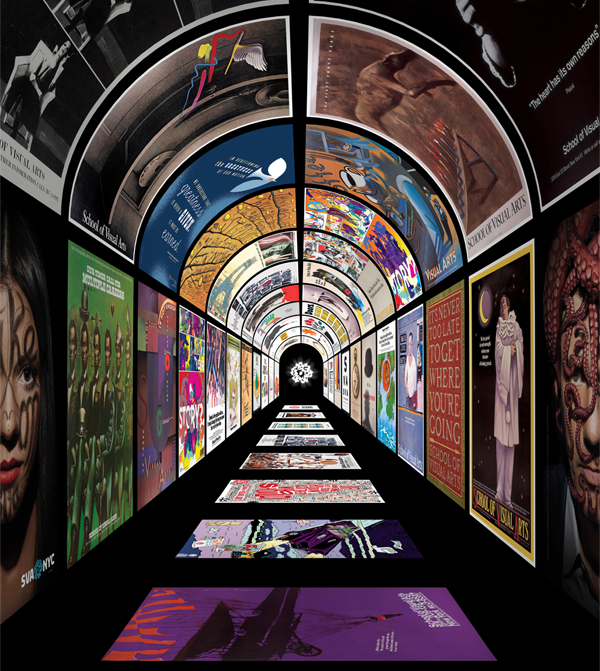 Underground Images: SVA NYC Subway Posters | Monday 13 January  – Friday 31 January 2020 | NCAD Gallery