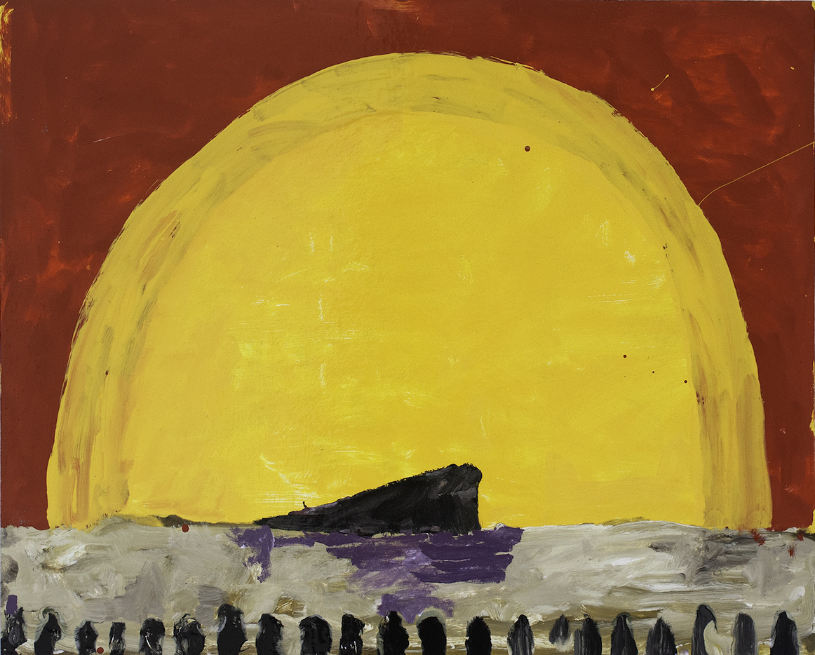 Patrick Redmond, Untitled 3, 2019, gloss paint on wood, 91.5 x 74cm; courtesy of the artist | Patrick Redmond: Making a New World | Thursday 16 January  – Sunday 9 February 2020 | Royal Hibernian Academy