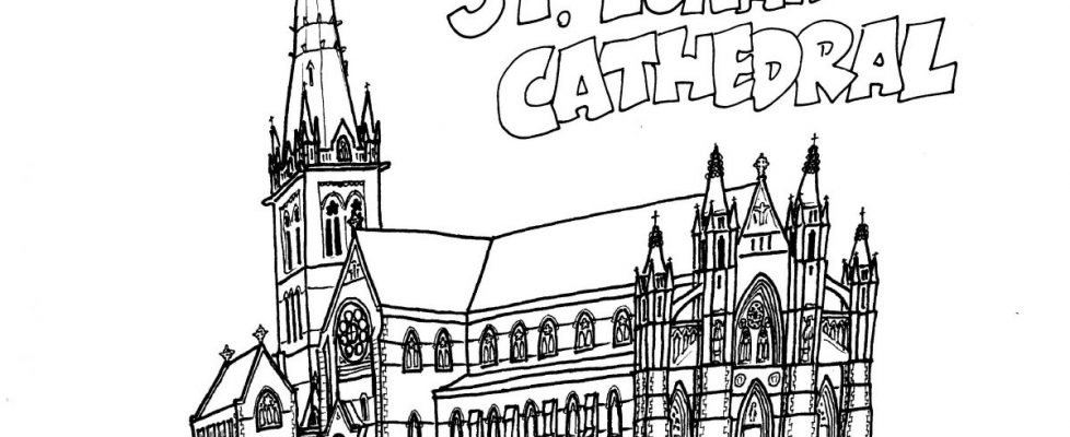 Letterkenny-St-Eunans-Cathedral-Colouring-Sheet