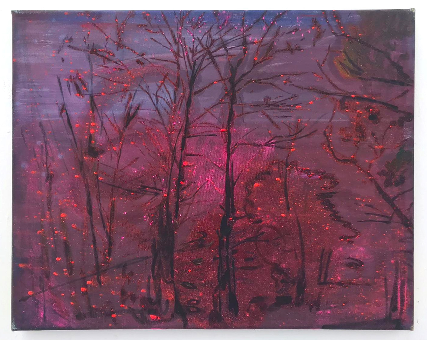 Elizabeth Magill, mothlight, 2020, oil on canvas, 40.5 x 50.5 cm / 15.9 x 19.9 in | Elizabeth Magill: Her Nature | Saturday 5 September  – Saturday 10 October 2020 | Kerlin Gallery