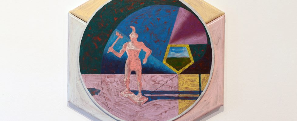 03_Andrew Carroll, Stand Series No.1, 2020, Oil on canvas