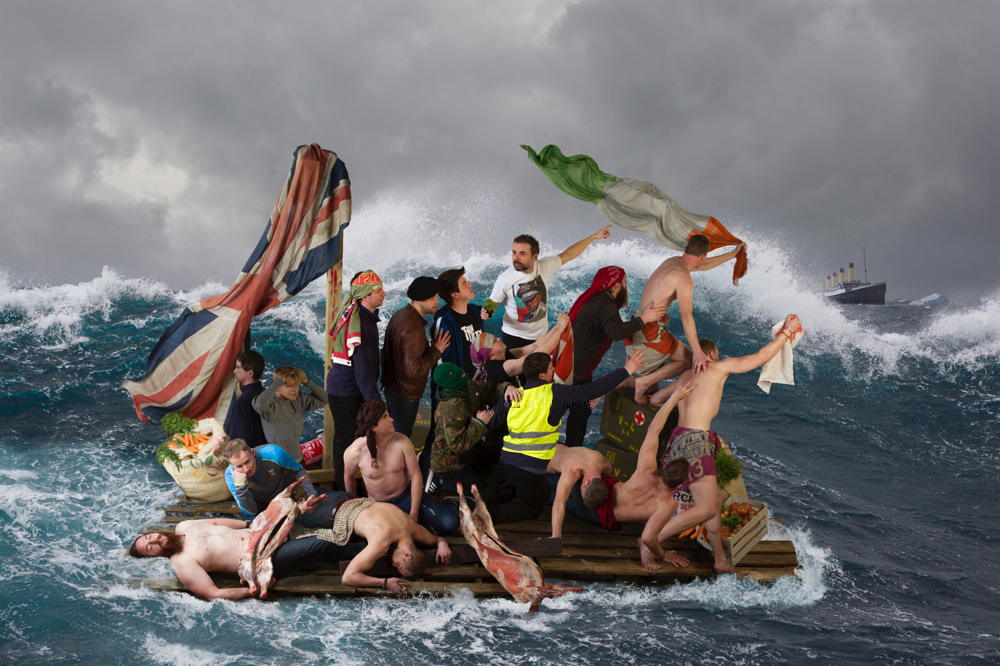 © Rita Duffy, Advent of the Inevitable, 2019. Courtesy the Artist | Complex States: Art in the Years of Brexit | Wednesday 28 October 2020  – Wednesday 31 March 2021 | Crawford Art Gallery