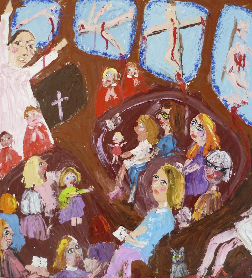 Stella Vine: St Mary’s, 2011, oil on board, 68 x 61 cm | Winter Exhibition: Gallery & Invited Artists | from Tuesday  1 December  | Hillsboro Fine Art