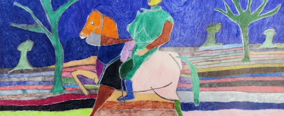 Alan-Ryan-Napolean-Colour-pencil-on-paper