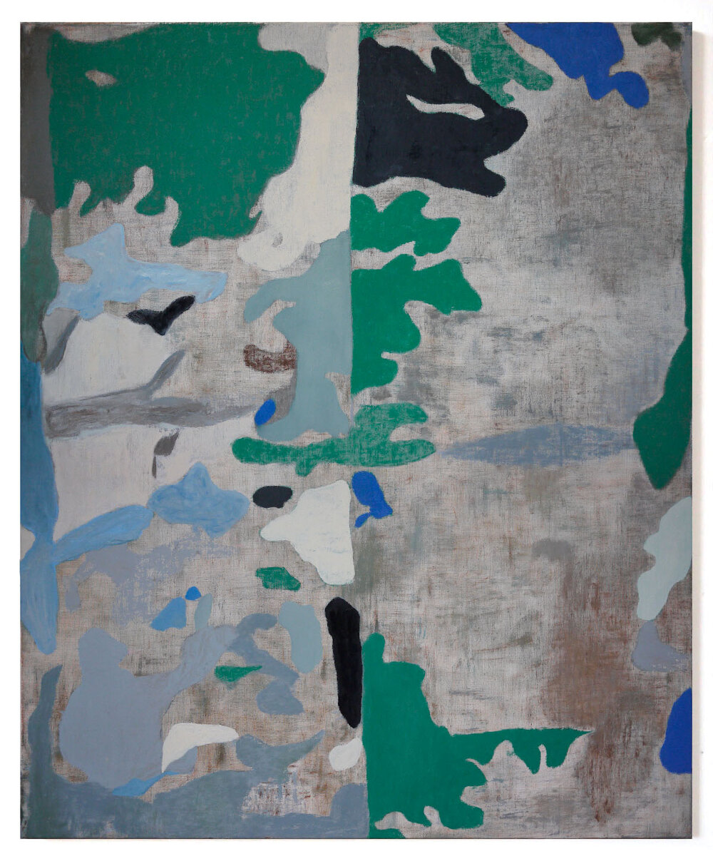 Colm Mac Athlaoich: Flavian Garden V.2, oil on canvas, 170 x 140cm, 2020 / 21; from www.macathlaoich.com | Colm Mac Athlaoich: Percept | Tuesday 11 May  – Sunday 11 July 2021 | Luan Gallery