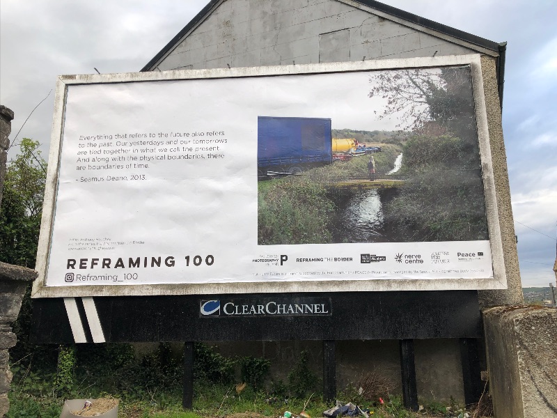 From the series 'Field Notes from the Border' by Anthony Haughey, @anthony_haughey #Reframing100; text extract courtesy: Seamus Deane | Reframing 100: Invitation to participate | ongoing, 2021  | 
