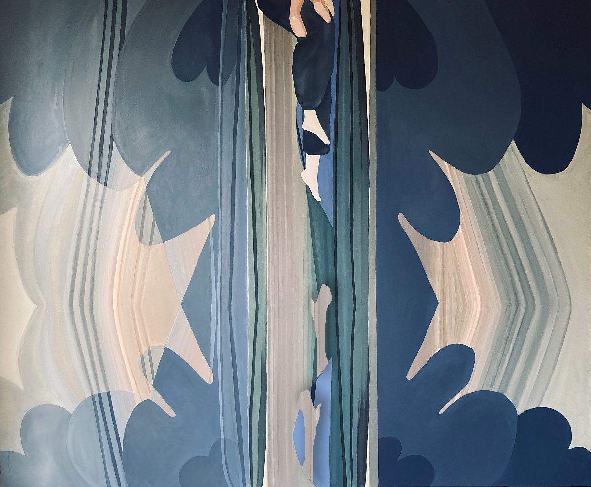 Sonia Shiel, When We Are Big, oil on canvas, 100 x 120cm, 2021 | Sonia Shiel: The Dangers of Happy | Thursday 10 June  – Saturday 10 July 2021 | Kevin Kavanagh