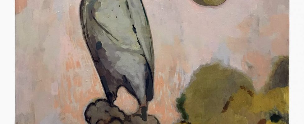 Lycurgus Surveying the Ruins of Paris_acrylic on canvas_76x6cm_2021