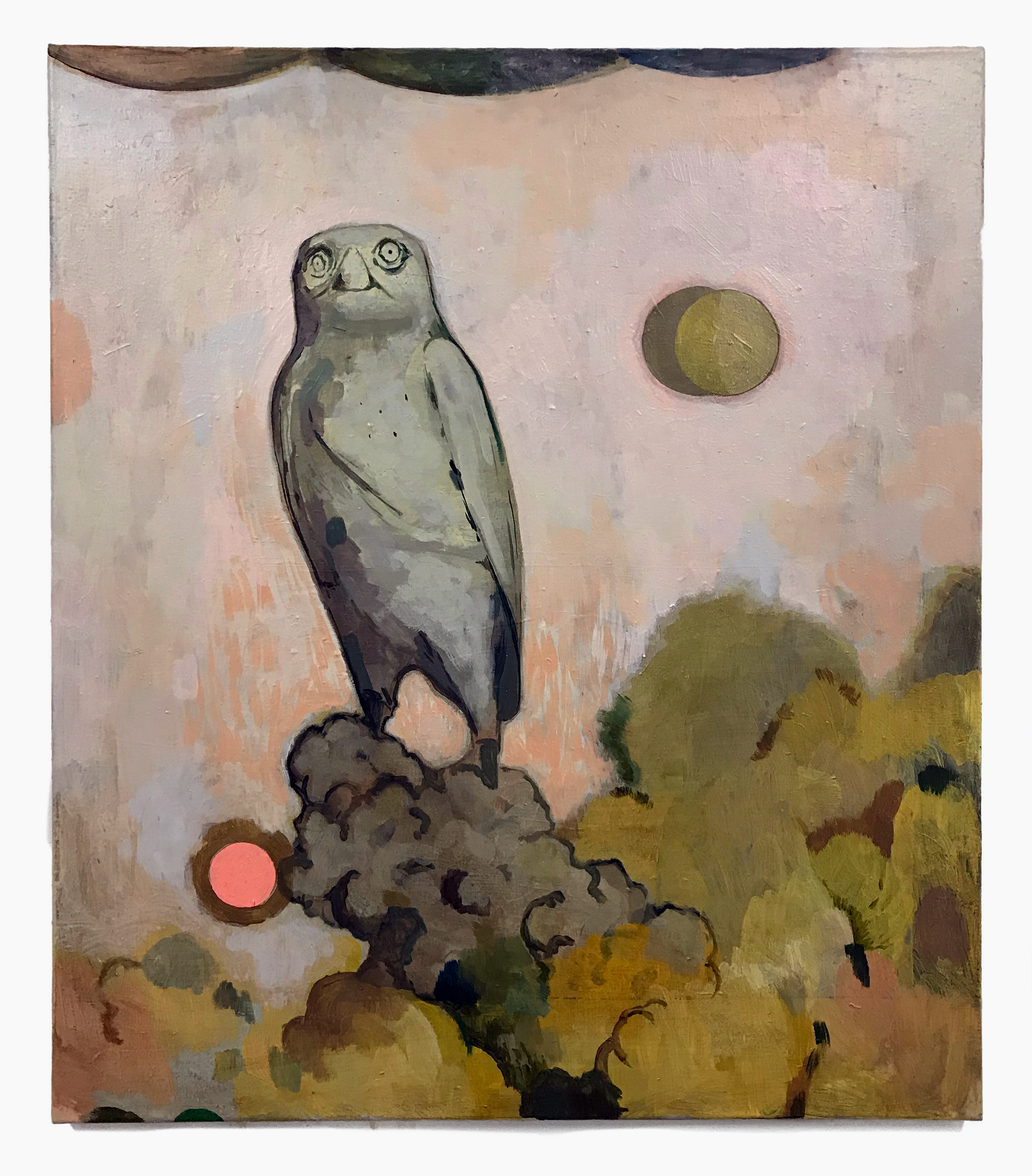 Stephen Brandes: Lycurgus Surveying the Ruins of Paris, acrylic on canvas, 76 x 6cm, 2021 | Stephen Brandes: La Place des Grands Abysses | Saturday 24 July  – Saturday 4 September 2021 | Uillinn: West Cork Arts Centre