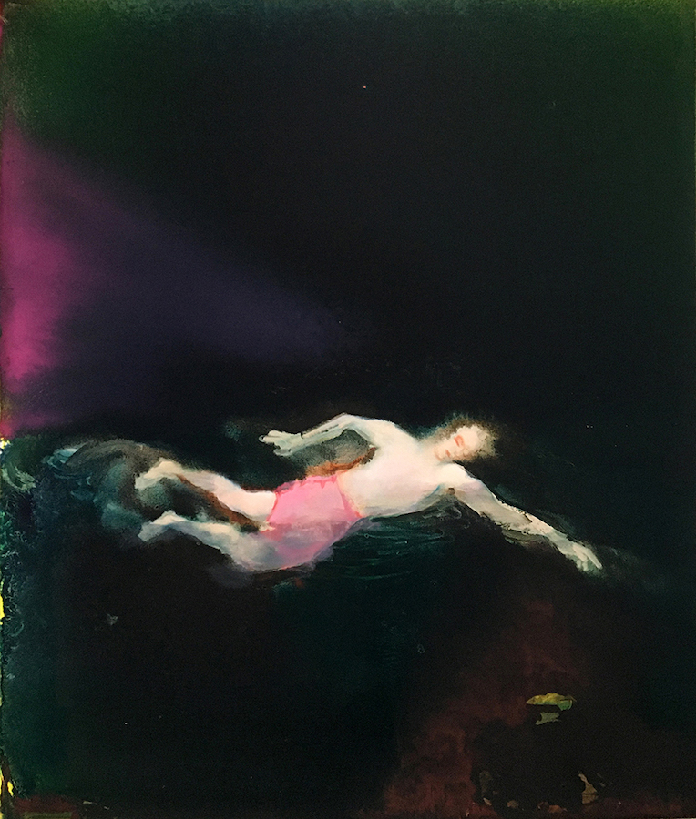 Jonathan Hunter: Night Crossing, oil on canvas,  130 x 110cm | Jonathan Hunter: Thunder on the Mountain | Friday 17 September  – Saturday 16 October 2021 | Hillsboro Fine Art