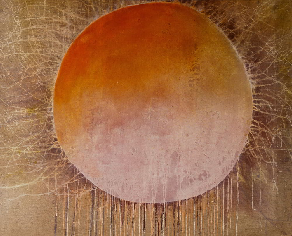 Patrick Scott, Diptych (detail), n.d. © the artist’s estate | Patrick Scott: meditations | Saturday 2 October  – Sunday 5 December 2021 | Crawford Art Gallery