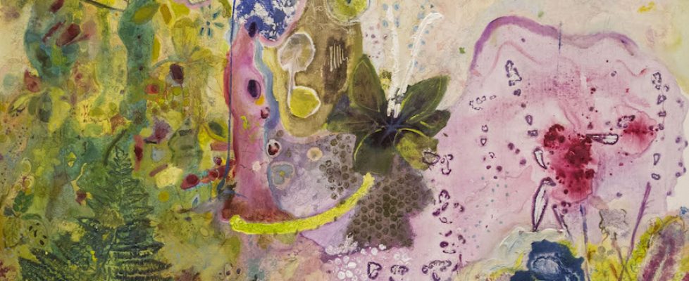 I am aisling 100 x 100 cm oil and mixed media on canvas