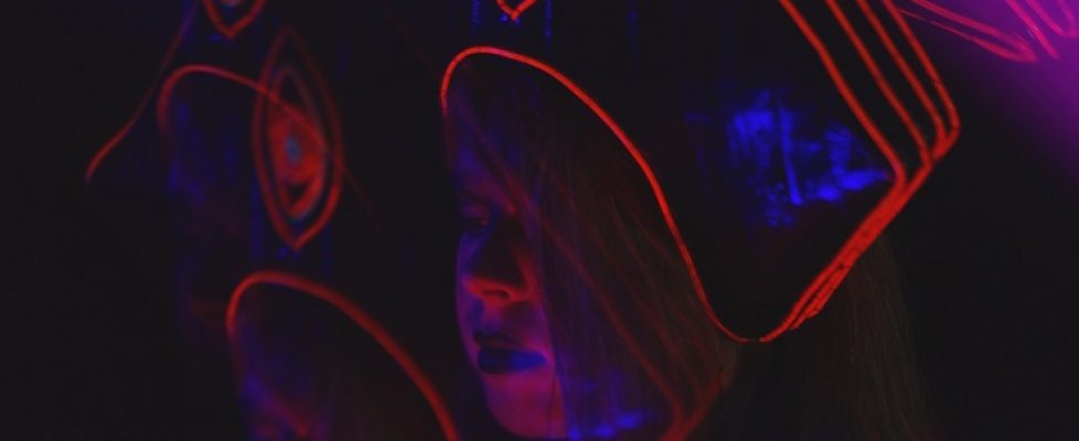 Digital Still from Oblivion Installation.Aisling Lyons Harpist Oblivion Maraget O Connor Crown