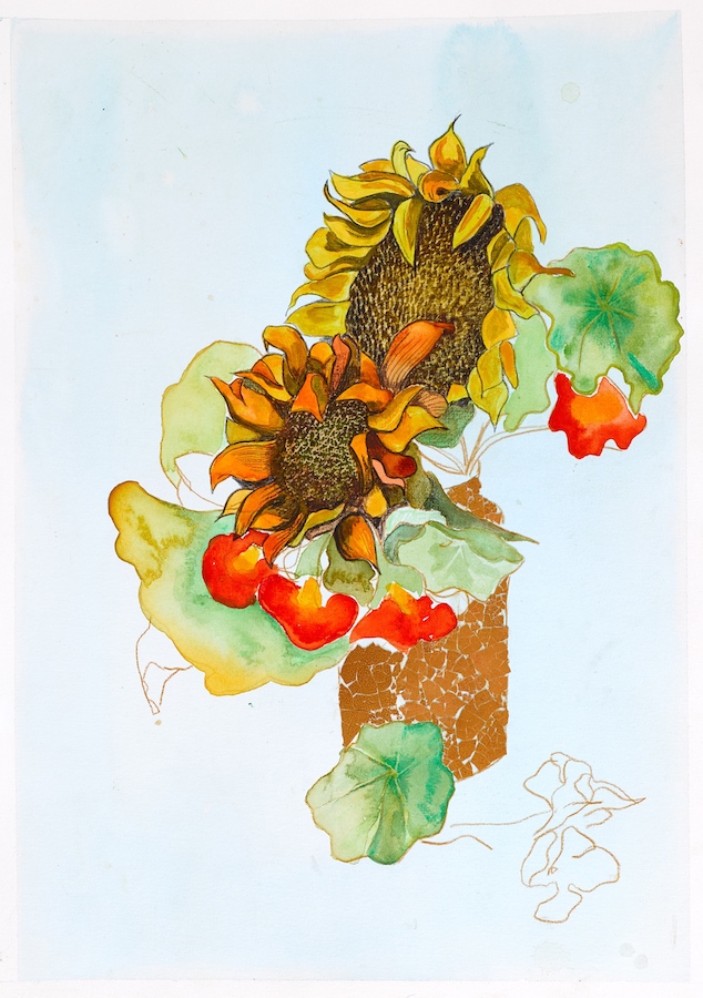 Ella de Burca,The Sad Sunflower, 2021 | Ella de Burca: Wolfroy Goes to Town | Thursday 18 November  – Saturday 18 December 2021 | Kevin Kavanagh