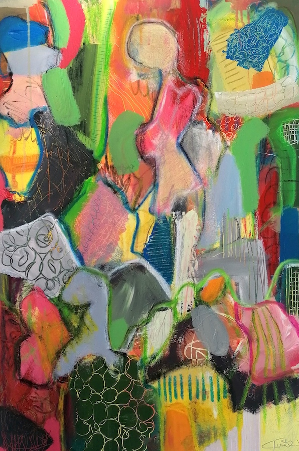 Ciara Tuite: Genius Loci, 75x50cm, acrylic andf oil bar on canvas | Ciara Tuite: Nostalgia | Friday 10 December 2021  – Monday 31 January 2022 | 