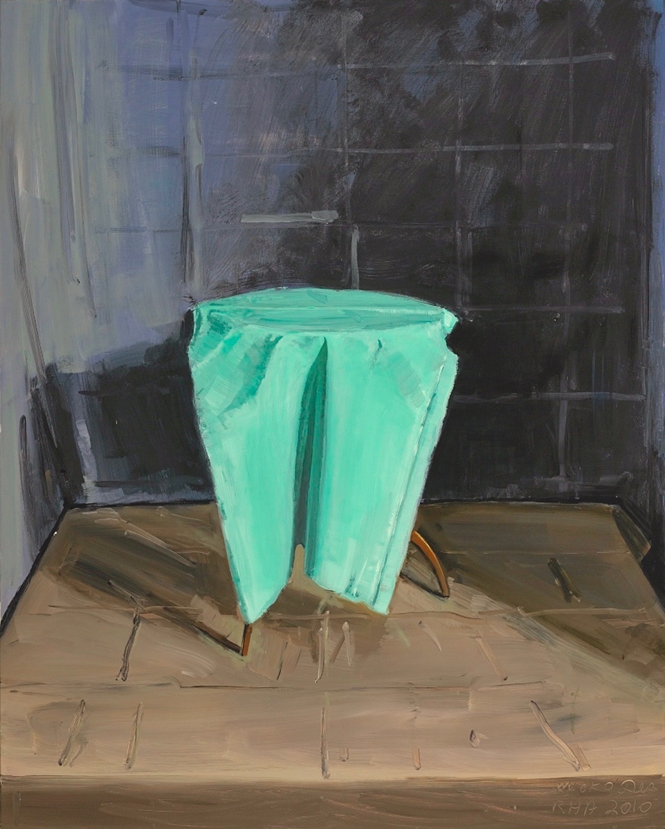 Mick O’Dea: Still Life, 2010, acrylic on canvas, 150 x 120 cm | Mick O’Dea: Inside | Thursday 20 January  – Saturday 19 February 2022 | Hillsboro Fine Art