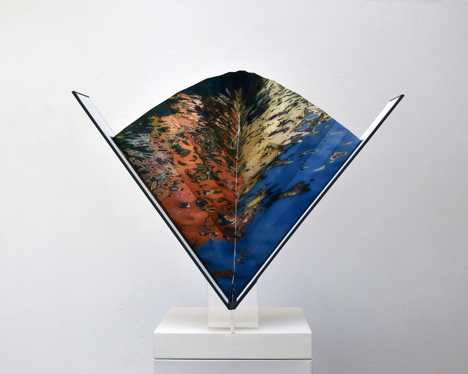 Sioban Piercy, Waiting Object (Three),, 51 x 55 cm, archival inkjet print on waxed Kozo paper; Artist's Book; folded and bound in hardcover | Expanded | Saturday 5 February  – Saturday 12 March 2022 | Graphic Studio Gallery