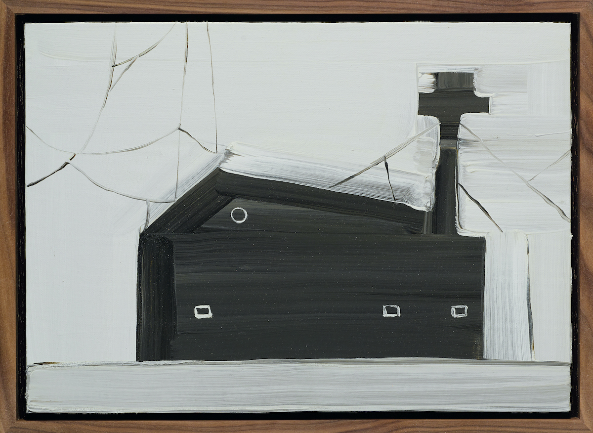 Sinéad Ní Mhaonaigh, Struchtúr, Oil on panel, 34 x 46 cm, 2021 | Sinéad Ní Mhaonaigh | Struchtúr | Thursday 3 February  – Saturday 26 February 2022 | Kevin Kavanagh