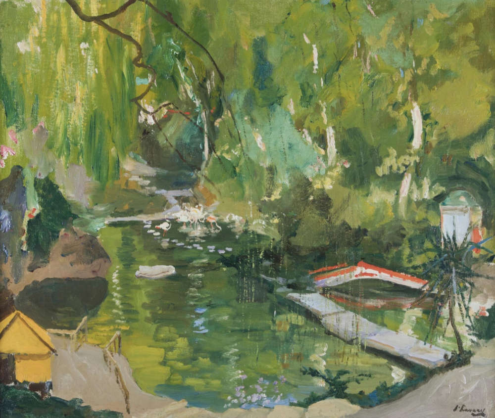 John Lavery, Japanese Gardens, c.1922. Private Collection | BOTANICA: The Art of Plants | Thursday 17 March  – Sunday 25 September 2022 | Crawford Art Gallery