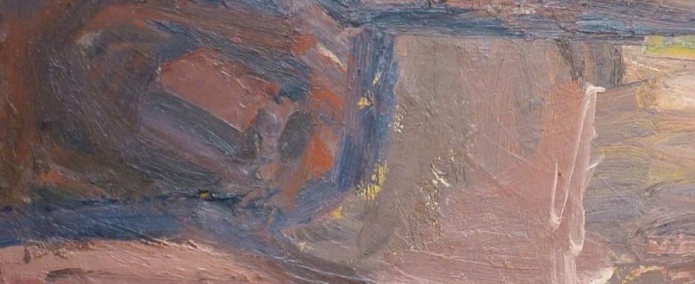 Untitled, 1957, oil on board, 77 x 122 cm (signed & dated verso)