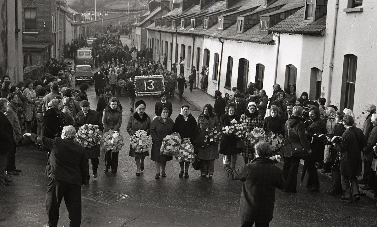 by NICRA photographer Peter McKee in Derry, 1973 | PROTEST! | Thursday 21 April  – Saturday 11 June 2022 | Photo Museum Ireland