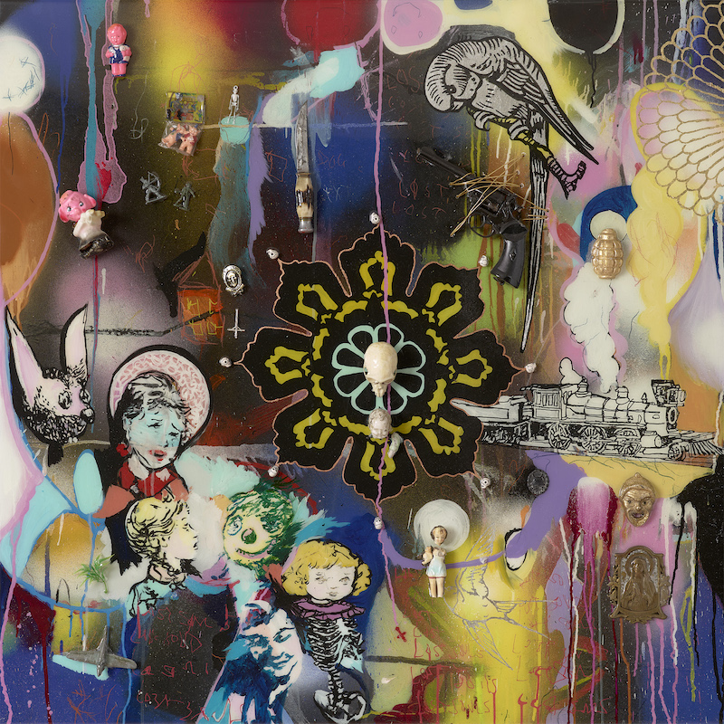 Dan Baldwin: Lost Souls II, Silk Screen Print, Edition of 100, 52h x 50w cm | Dan Baldwin: Print And Works On Paper | Saturday 4 June  – Saturday 2 July 2022 | SO Fine Art Editions