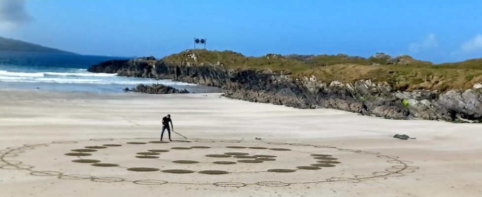 Beach Drawing, Sherkin Island by Kevin Rooney