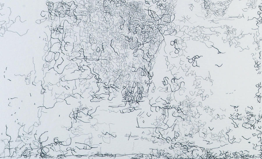 © Brian Fay, Vermeer Woman writing a Letter with Maid c.1670 (detail), 2007 | DRAWING ROOM | Friday 9 September  – Sunday 4 December 2022 | Crawford Art Gallery